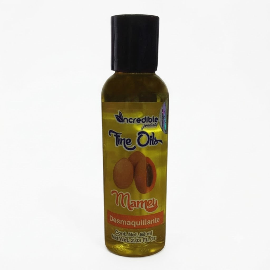 Aceite de Mamey Desmaquillante Incredible Products Fine Oils 60 ml