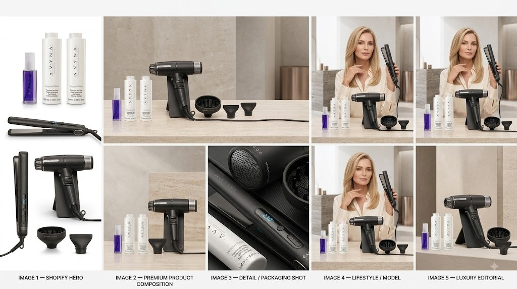 GA.MA PLANCHA + SECADORA PROFESIONAL + KIT AVYNA PLATINO GRATIS Styling profesional completo con tratamiento matizante de regalo.