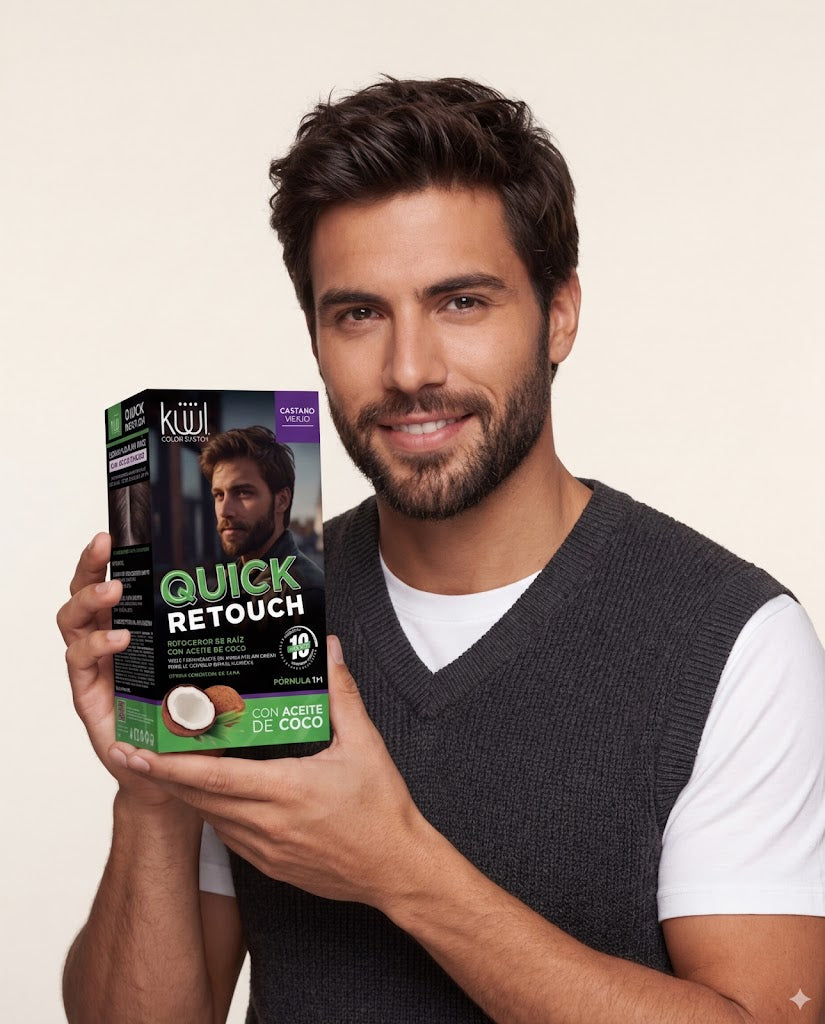 KUUL Quick Retouch Medium Brown Kit 100ml