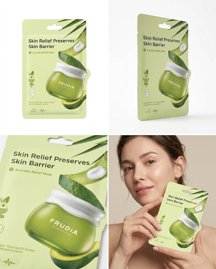 MASCARILLA FACIAL FRUDIA AGUACATE CALMANTE 20 ML