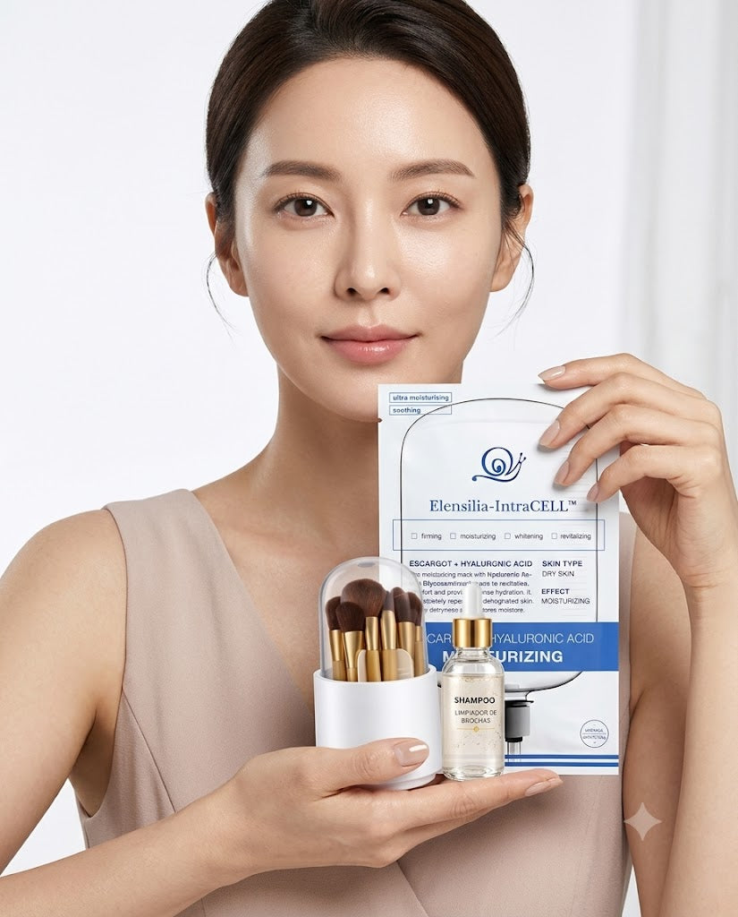 MASCARILLA FACIAL ELENSILIA INTRACELL ESCARGOT + ACIDO HIALURONICO HUMECTAN