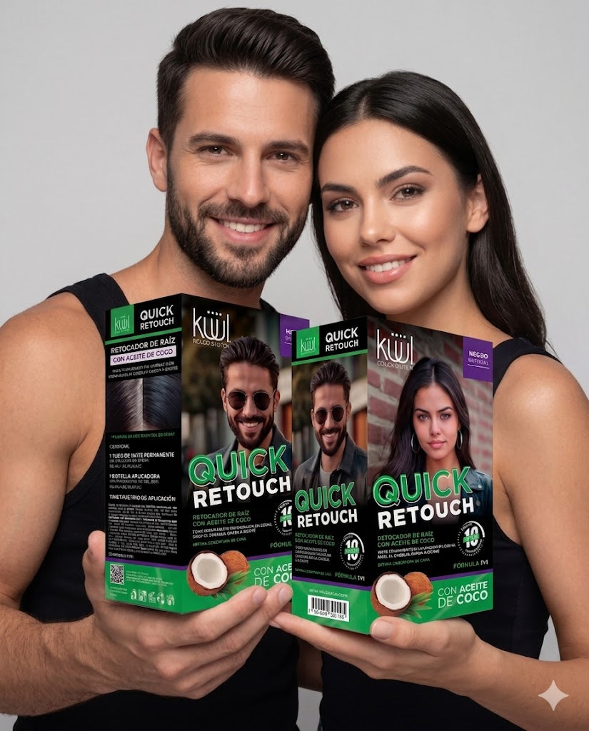 KUUL Quick Retouch Black Kit 100ml