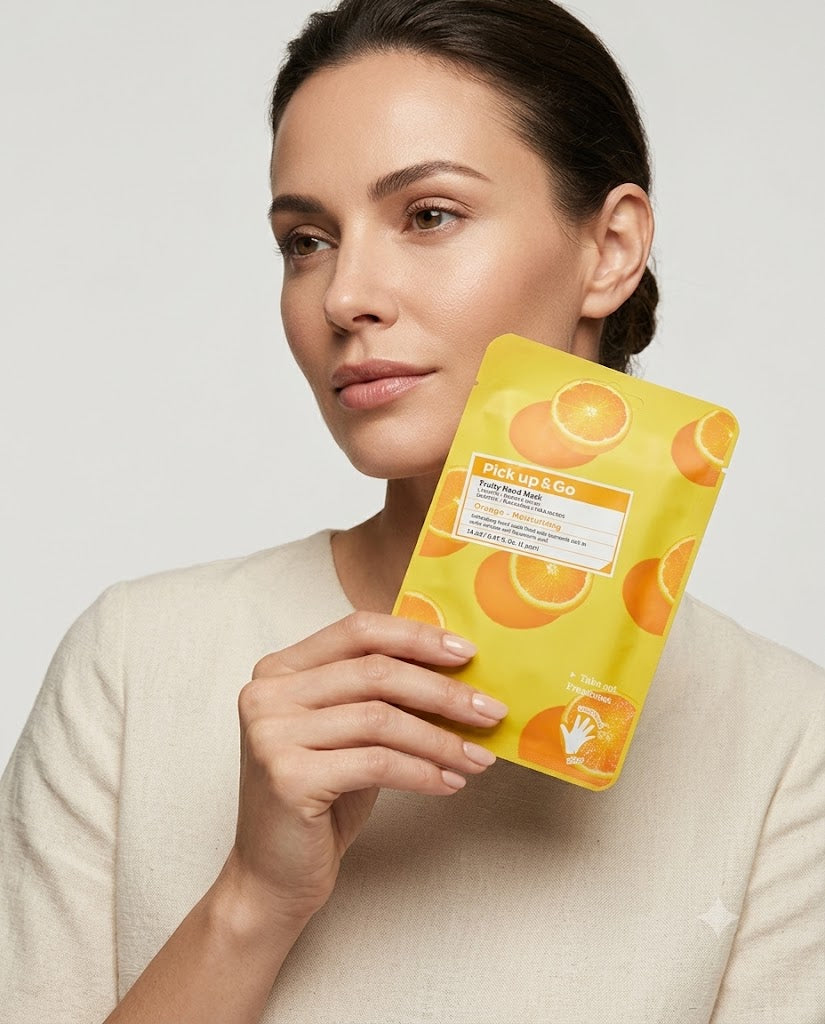 PICK UP & GO MASCARILLA PARA MANOS NARANJAJA (HAND MASK ORANGE) - MOISTURI