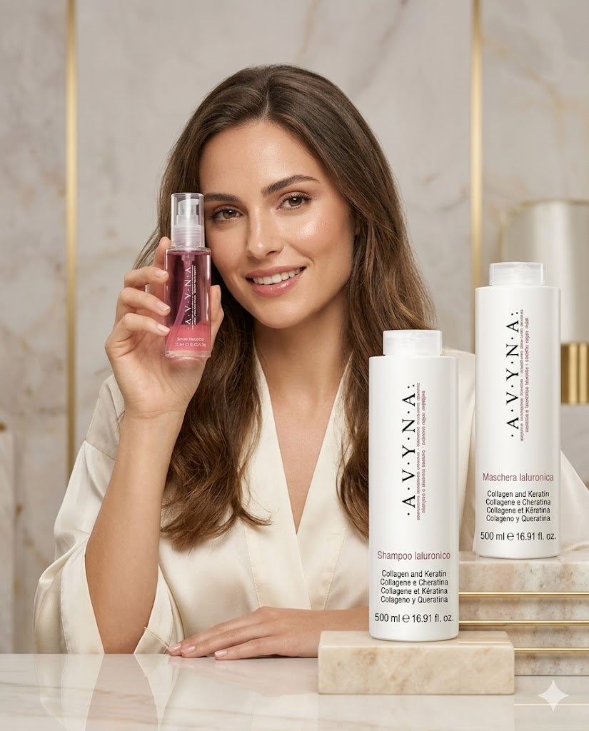 AVYNA SHAMPOO HIALURÓNICO 500 ML + MASCARILLA IALURÓNICA 500 ML + FLUIDO IALURÓNICO 100 ML