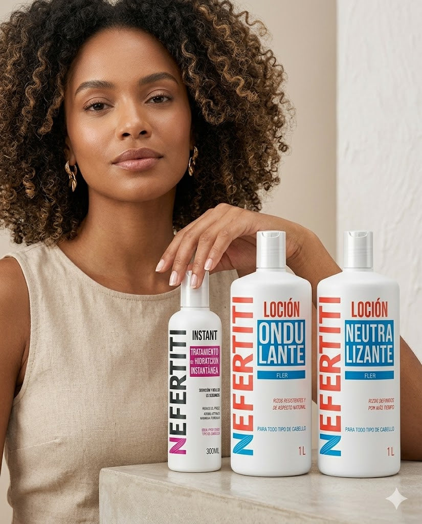 Kit NEFERTITI ONDULANTE FLER 2L + INSTANT 300ml