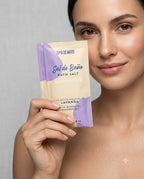 SAL DE BAÑO FLOR DE MAYO MONODOSIS. LAVANDA 80 G