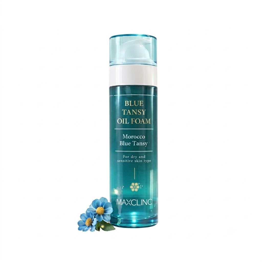 MAXCLINIC Espuma de Aceite Limpiador Facial. TANACETO AZUL 110 g