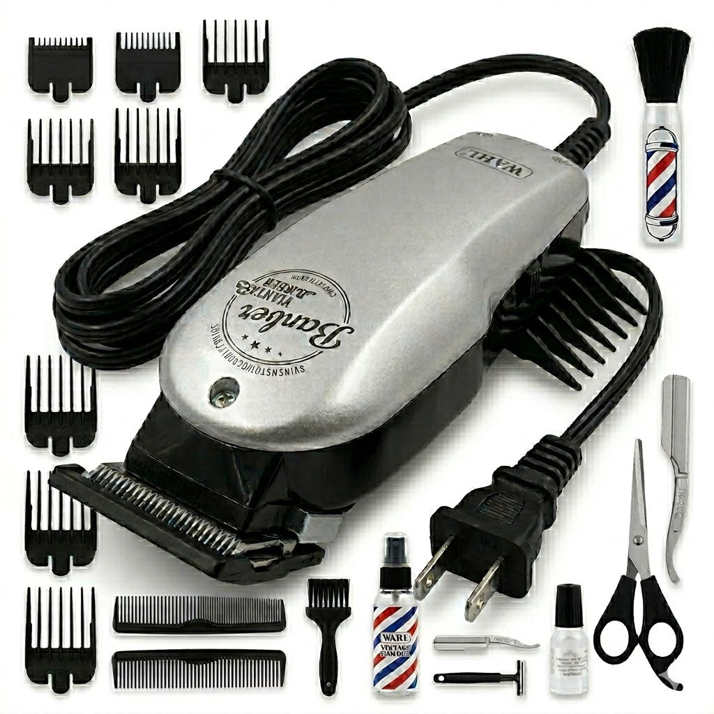 Kit de Barbería Profesional Bonafide – Máquina de Corte y Accesorios Completos