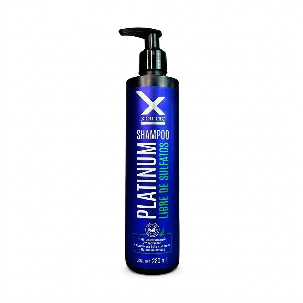 Xiomara SHAMPOO PLATINUM LIBRE DE SULFATOS 250ML