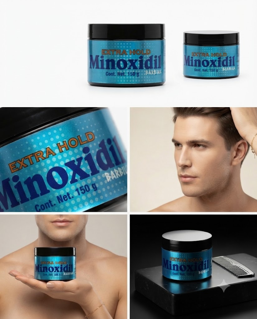 Cera para Cabello Barbiux Minoxidil Extra Hold Fijación Extra Fuerte 150 g