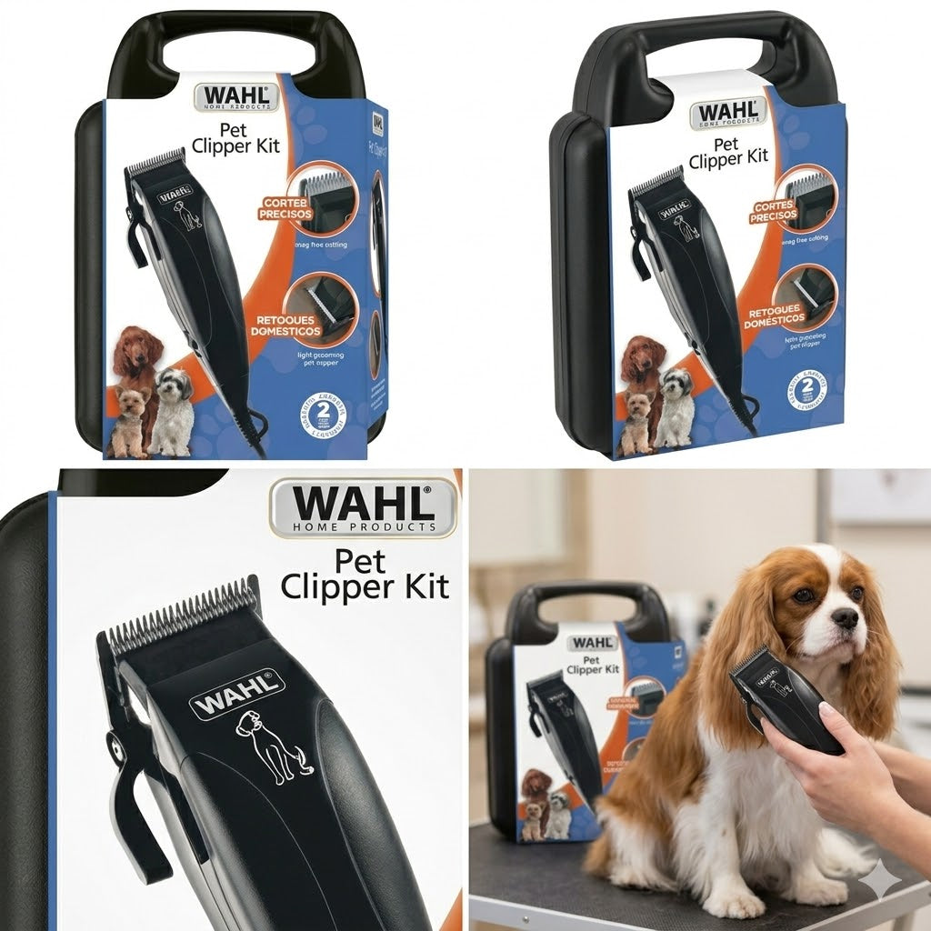 Clipper Wahl Grooming Kit Mascotas Perros Corte Profesional