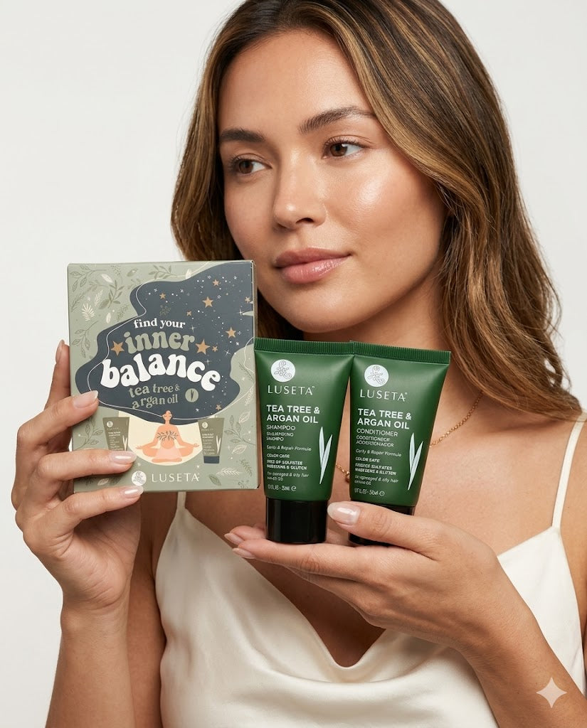 TEA TREE & ARGAN OIL TRAVEL SET