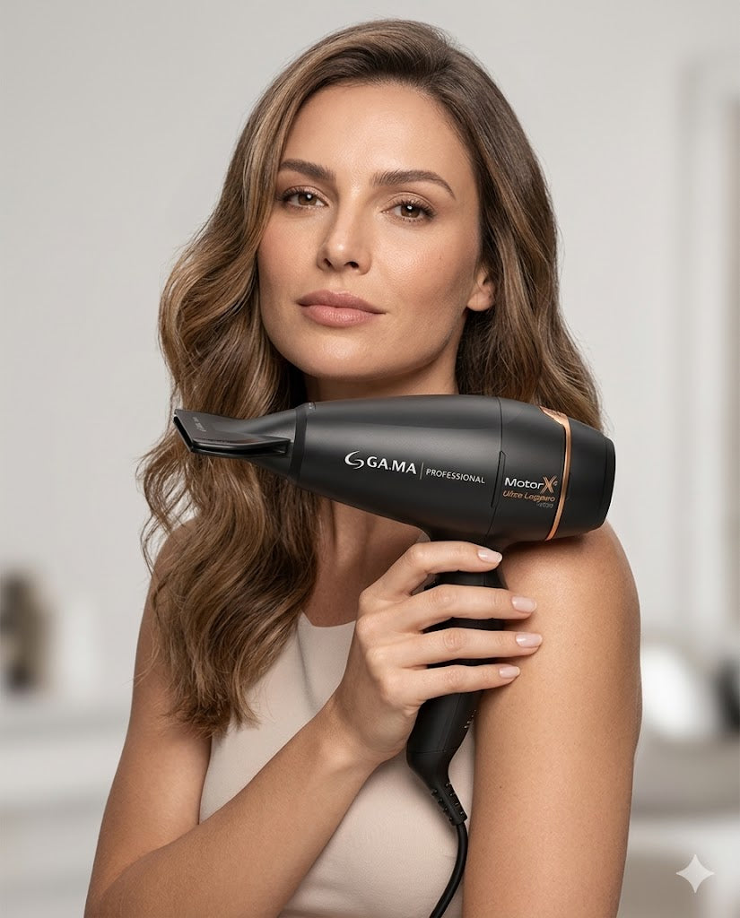 Secadora Profesional GAMA Bravo Motor X Ultra Ligera Iónica Cabello