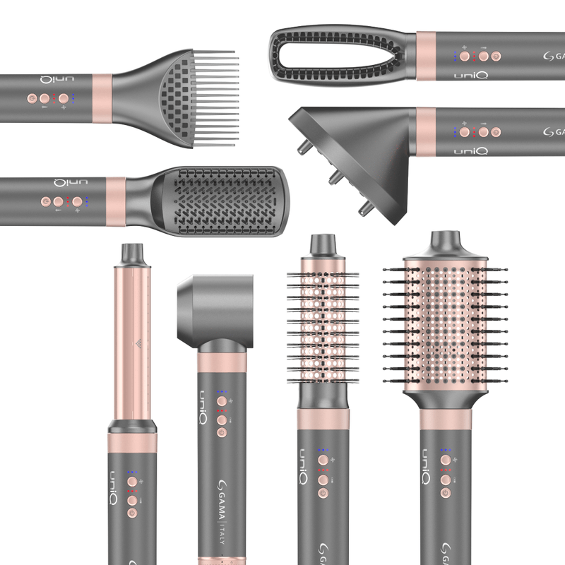 GAMA Italy Uniq Flow 9 en 1 1400W – Cepillo de Aire Multifuncional