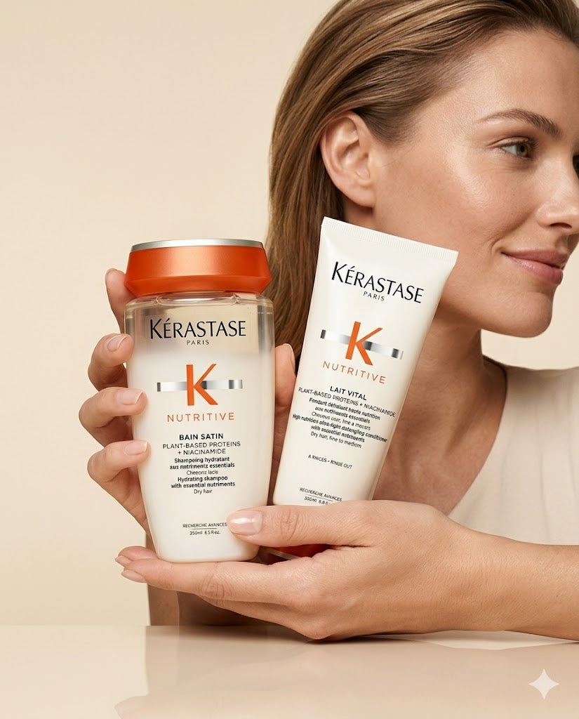 KÉRASTASE NUTRITIVE BAIN SATIN 250 ML + LAIT VITAL 200 ML