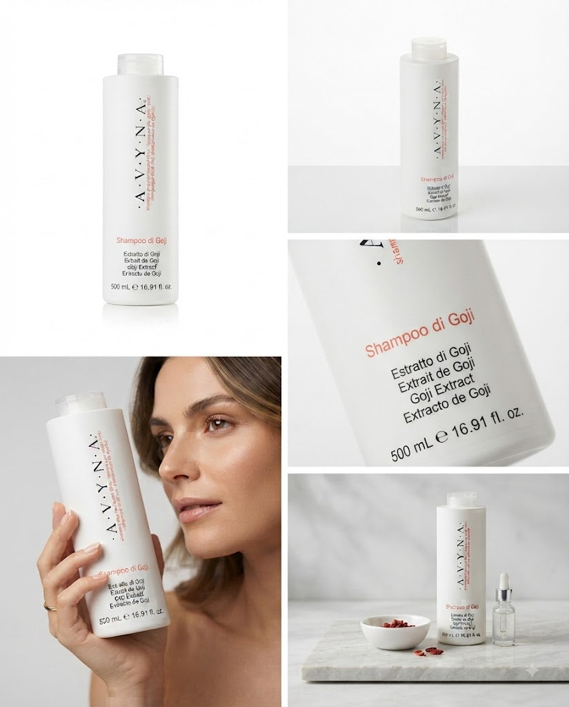 Shampoo Avyna Goji – Antioxidante Cabello Teñido 500ml