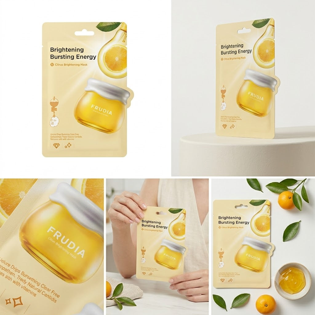 NUEVA MASCARILLA FACIAL FRUDIA CITRUS BRIGHTENING 20 ML