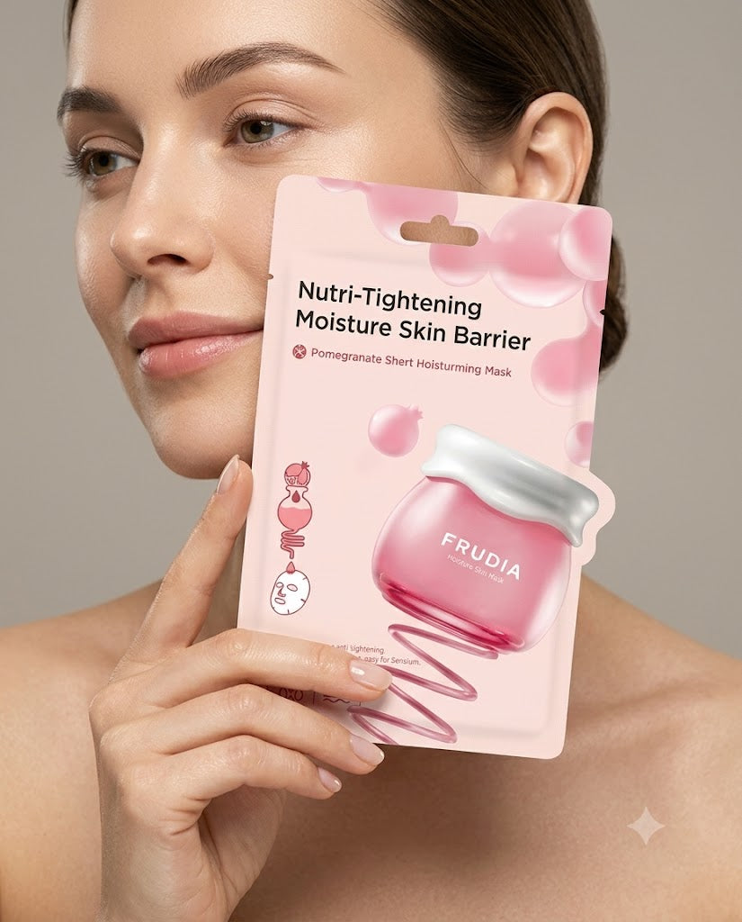 NUEVA MASCARILLA FACIAL FRUDIA GRANADA NUTRI-MOISTURIZING 20 ML