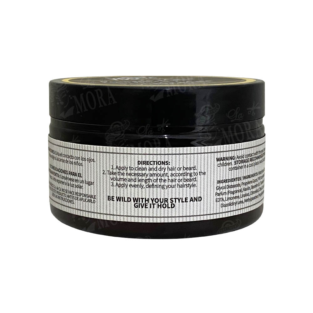 Pomada mate Voglia para barba y cabello 60g con fijación fuerte y acabado natural sin brillo para barbería profesional