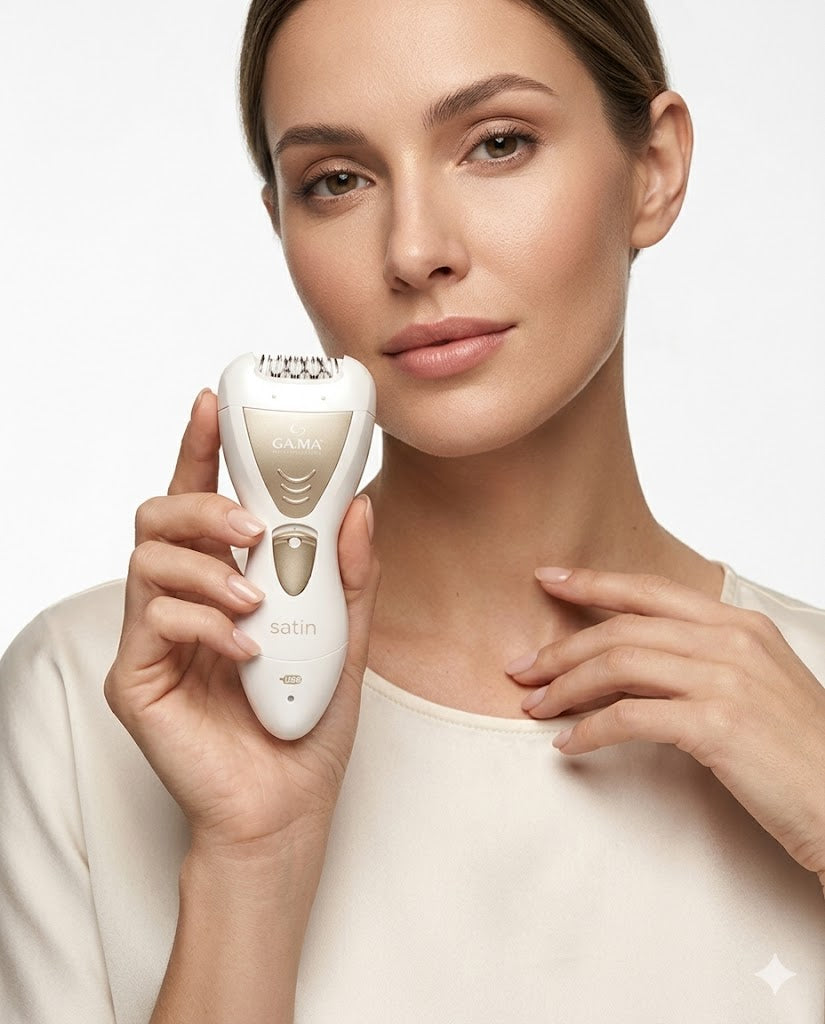 Depiladora GAMA SkinPro Satin – Depilación Inalámbrica con Accesorios Multifunción