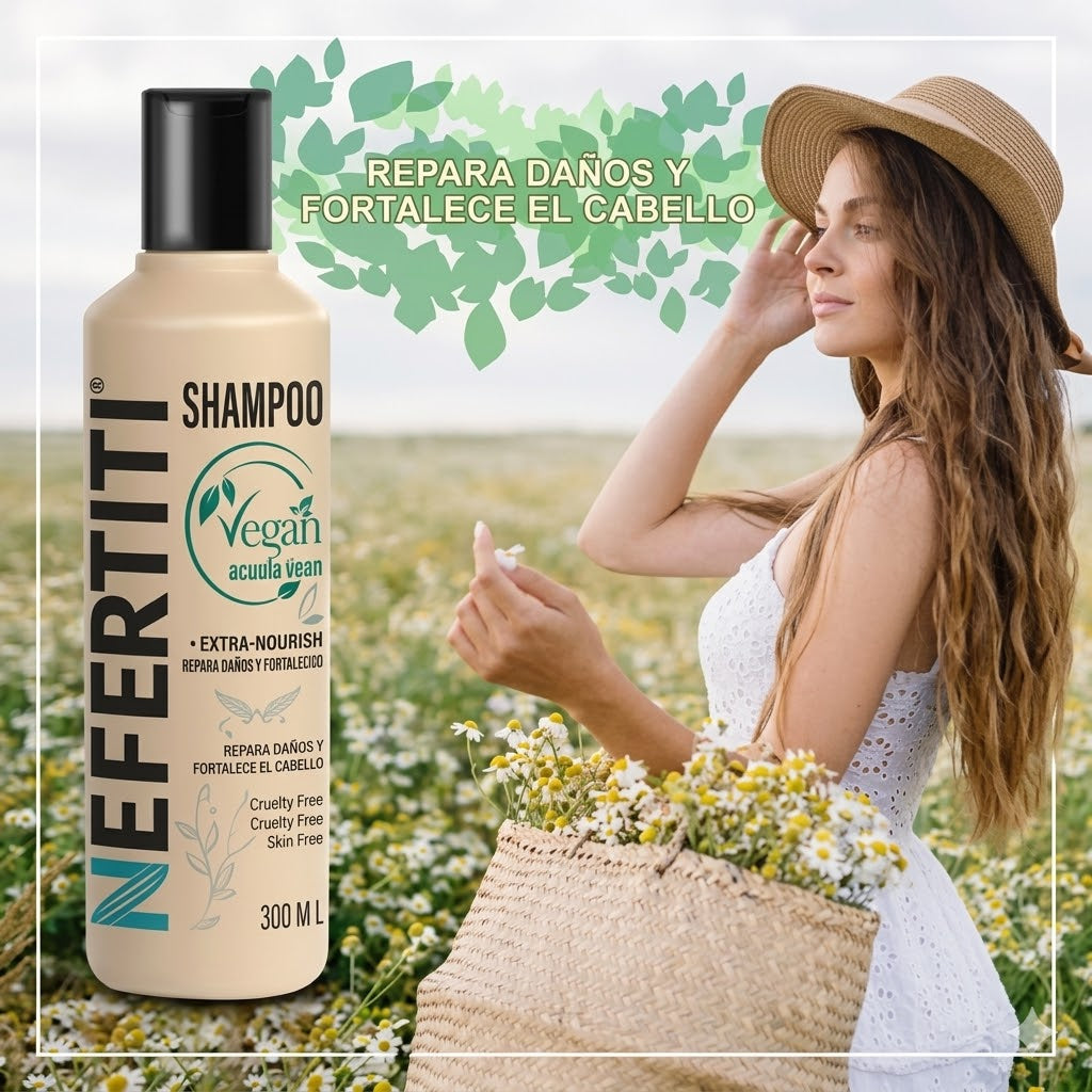 NEFERTITI VEGAN MAXIMUM REPAIR SHAMPOO 300ML