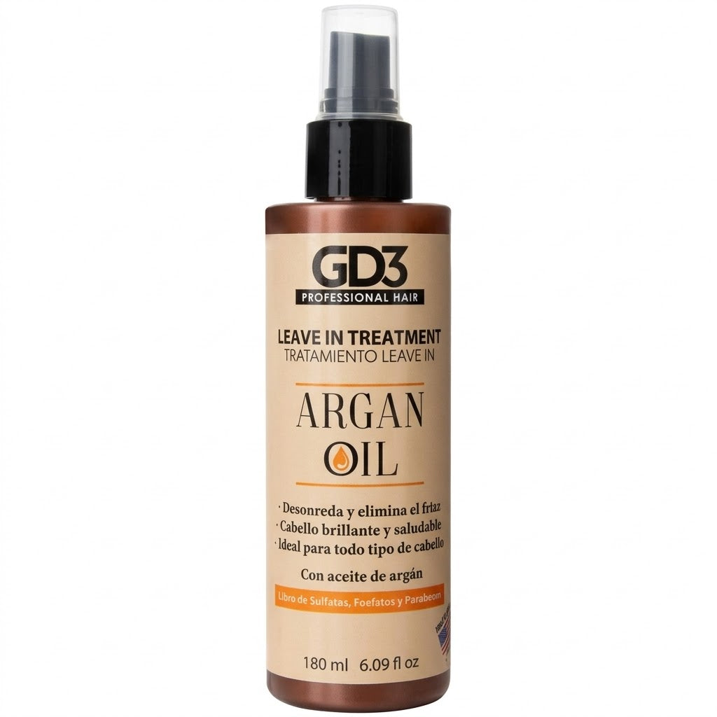 Tratamiento Leave-In GD3 180 ml – Acondicionador Sin Enjuague Desenredante