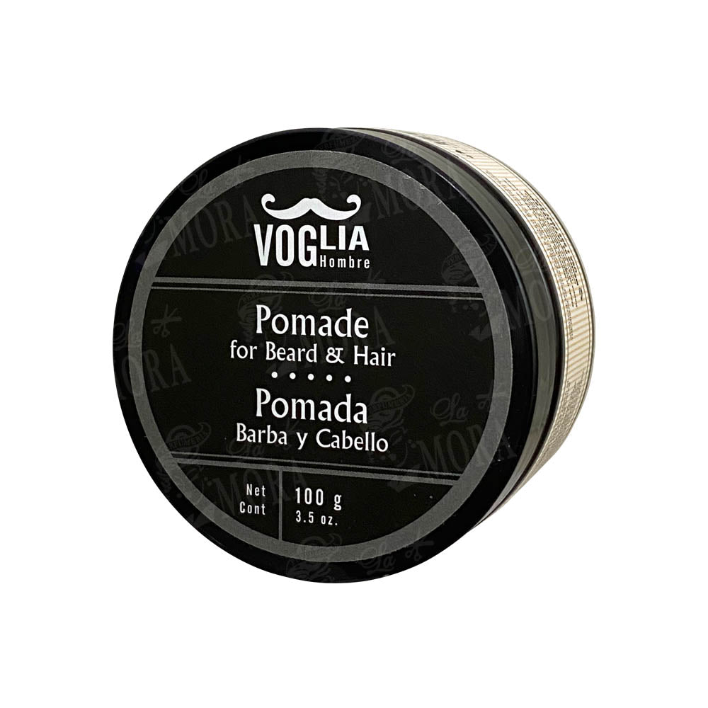 Pomada Voglia para cabello y barba brillante 60g - producto profesional para barbería