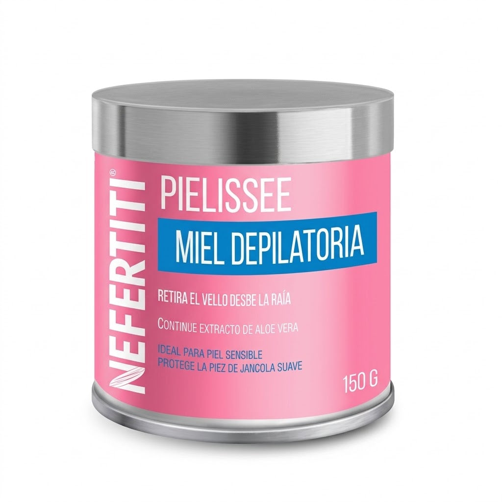 NEFERTITI PIELISSÉE MIEL DEPILATORIA LATA 150G + TELA PARA DEPILACIÓN