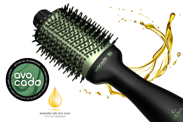 Cepillo Eléctrico GAMA Avocado Power 3D Modelador Profesional