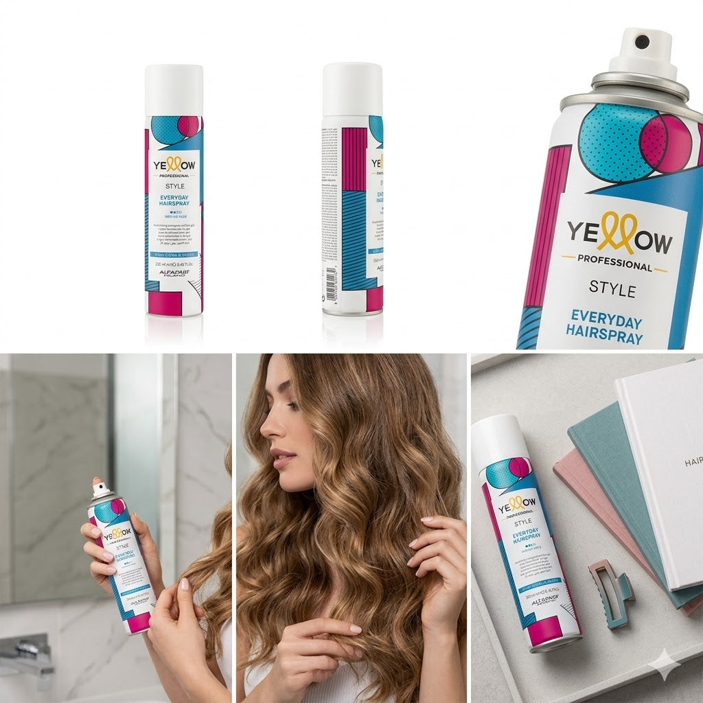 Spray Fijador Yellow Style Everyday – Uso Diario 250ml