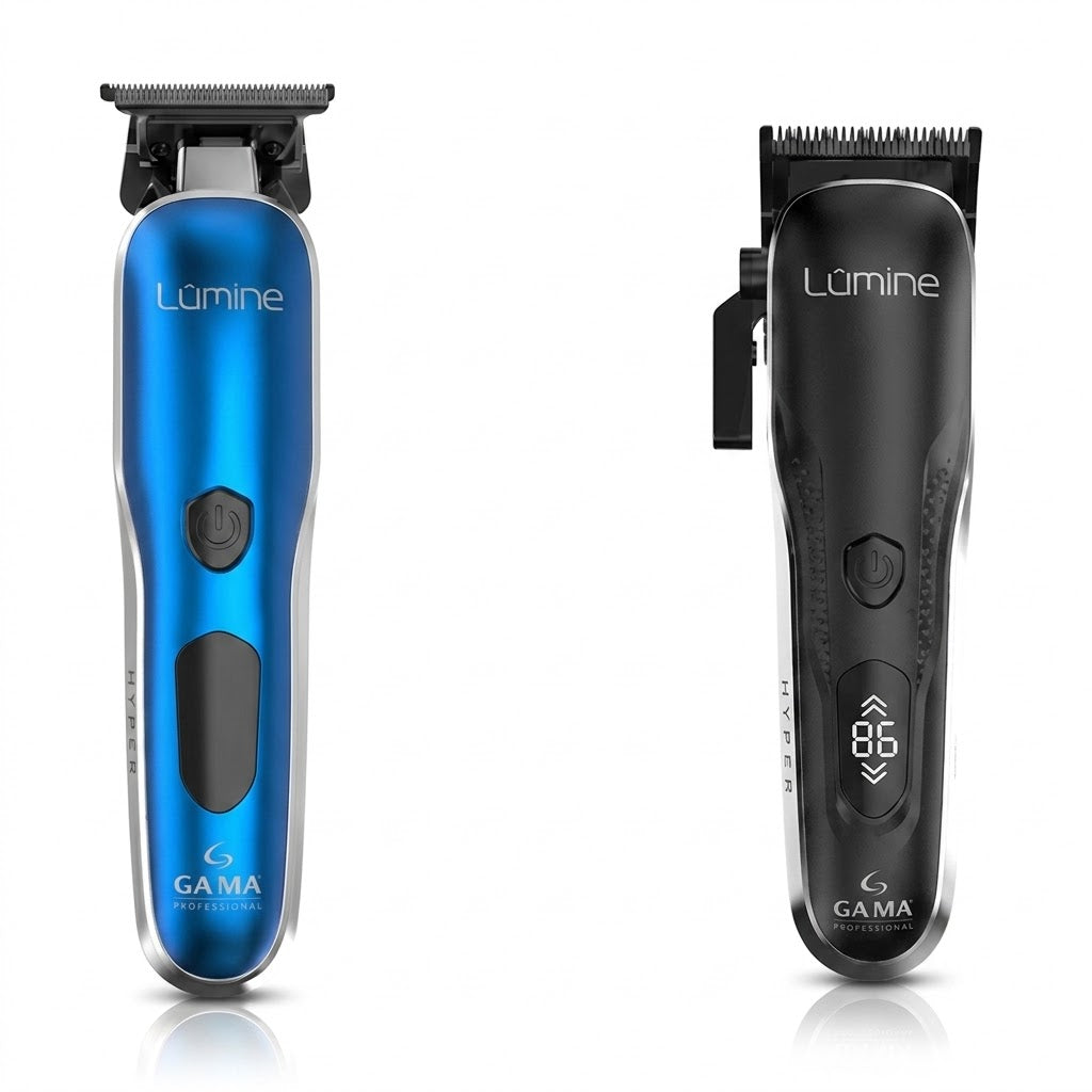 COMBO GAMA LUMINE HYPER CLIPPER + TRIMMER PROFESIONAL