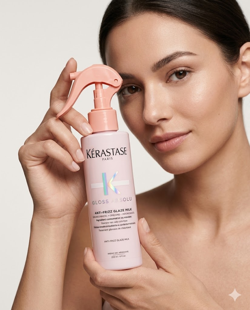 Kérastase Gloss Absolu Anti-Frizz Glaze Milk 190 ml – Spray Suavizante Sin Enjuague
