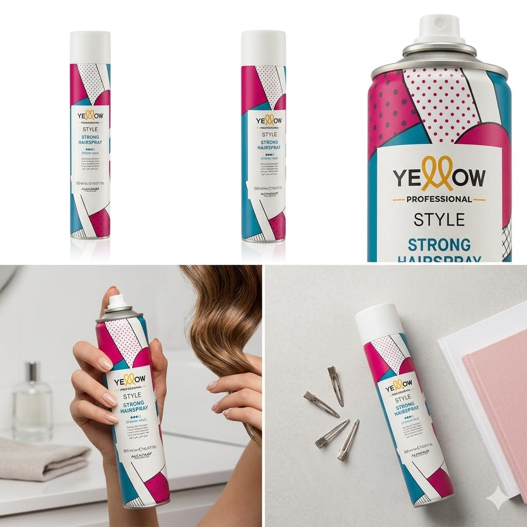 Spray Fijador Yellow Style – Fuerte 500ml