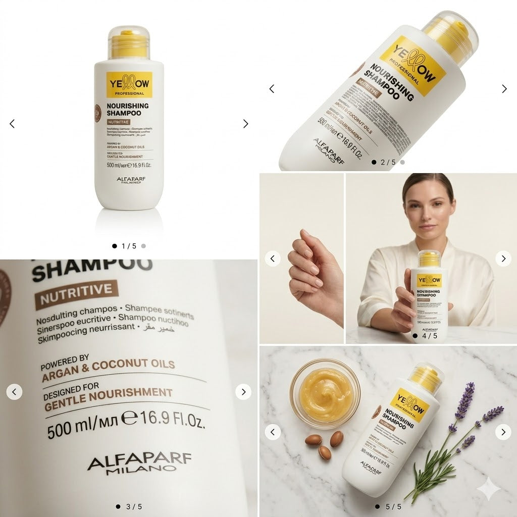 Shampoo Yellow Nutritive – Cabello Seco 500ml