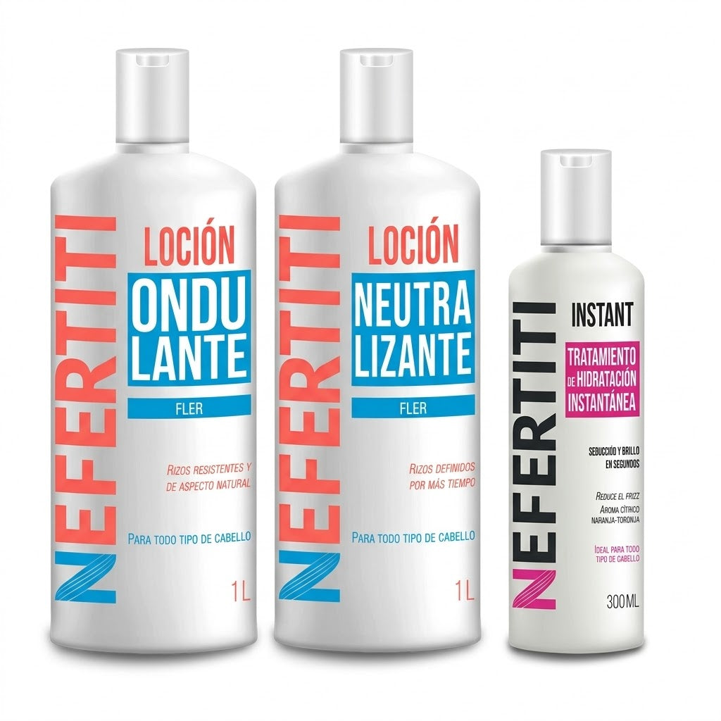 Kit NEFERTITI ONDULANTE FLER 2L + INSTANT 300ml