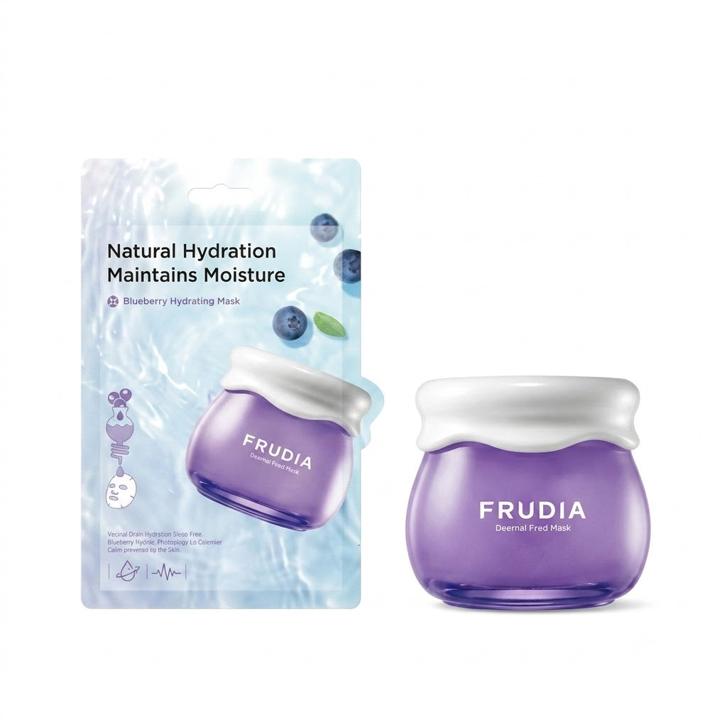 NUEVA MASCARILLA FACIAL FRUDIA MORA AZUL HIDRATANTE 20 ML