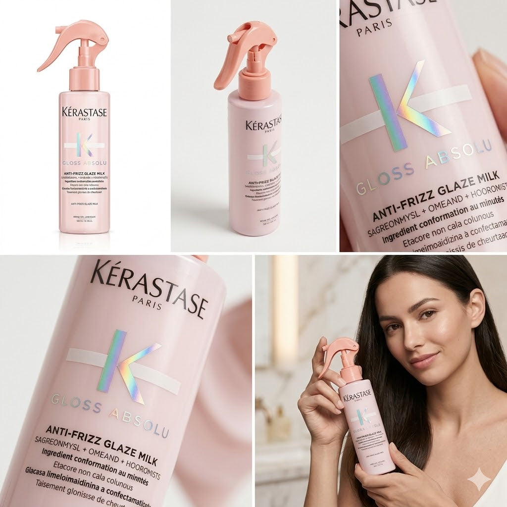 Kérastase Gloss Absolu Anti-Frizz Glaze Milk 190 ml – Spray Suavizante Sin Enjuague