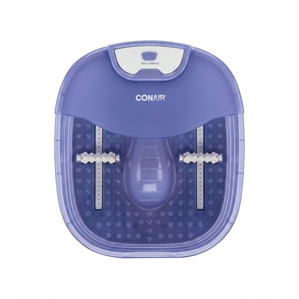 Conair Tina Spa para Pies con Hidromasaje, Calor y Rodillos de Masaje