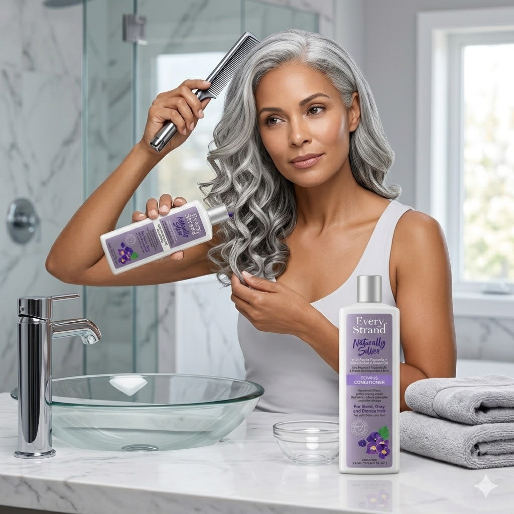 Duo Every Strand Naturally Silver – Shampoo + Acondicionador Matizador Violeta