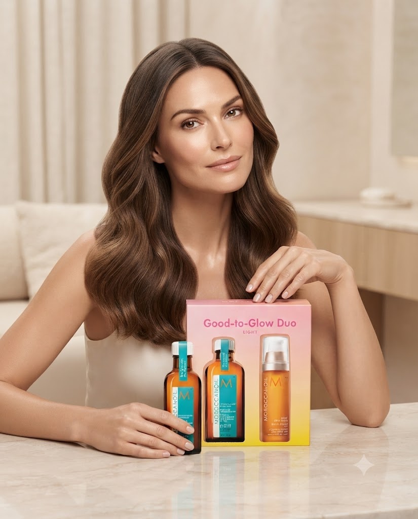 Kit Moroccanoil Good-To-Glow Duo Light | Tratamiento Light + Night Body Serum