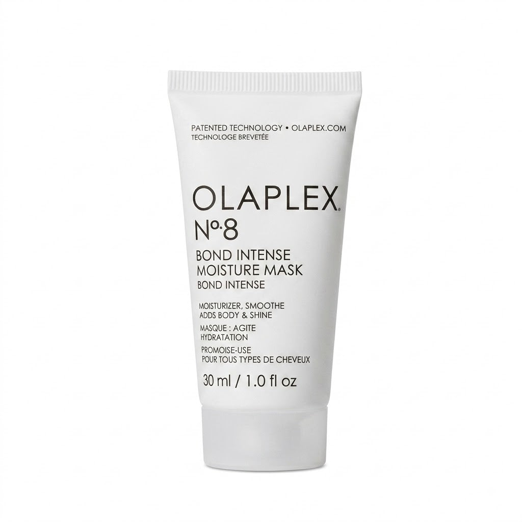 OLAPLEX Nº.8 BOND INTENSE MOISTURE MASK 30ML Hidratación intensa para un cabello más suave, brillante y con cuerpo.