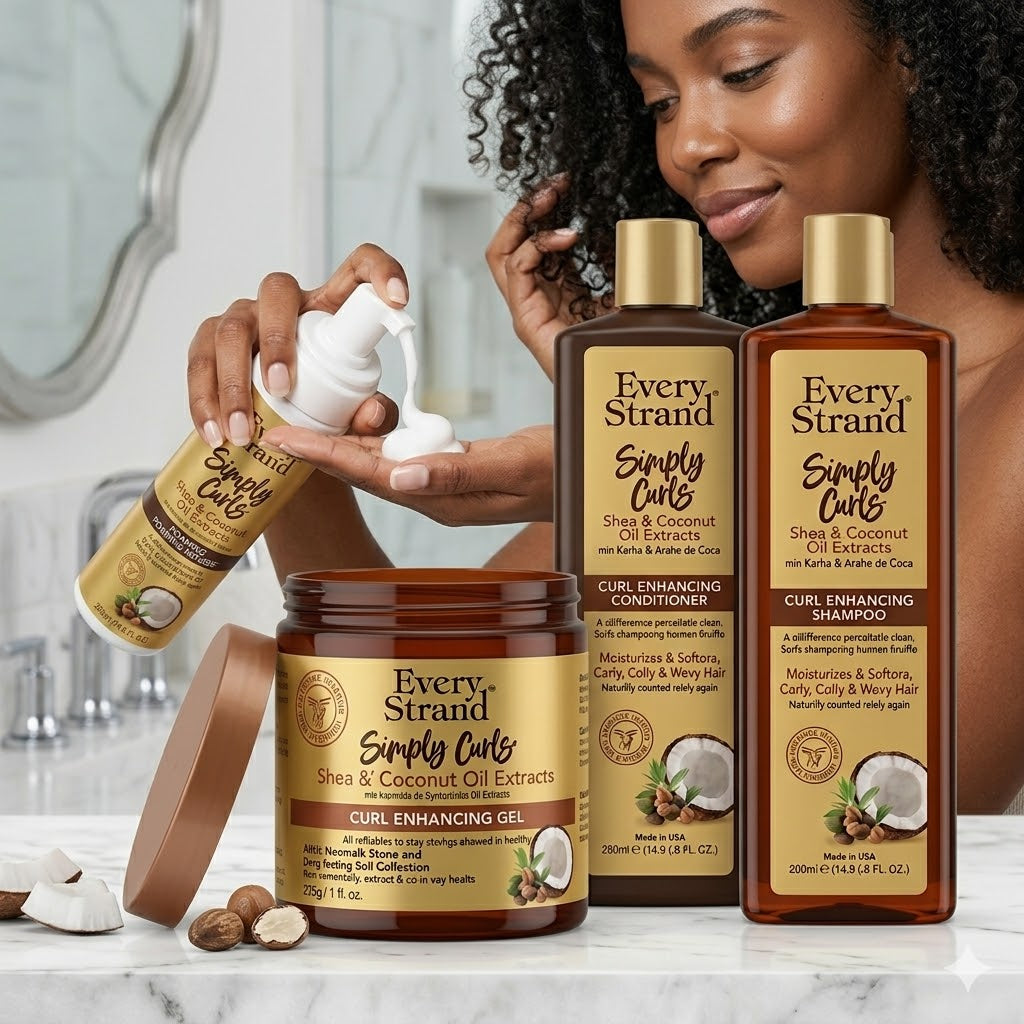 Kit Completo Every Strand Simply Curls – Rutina Completa para Rizos Definidos