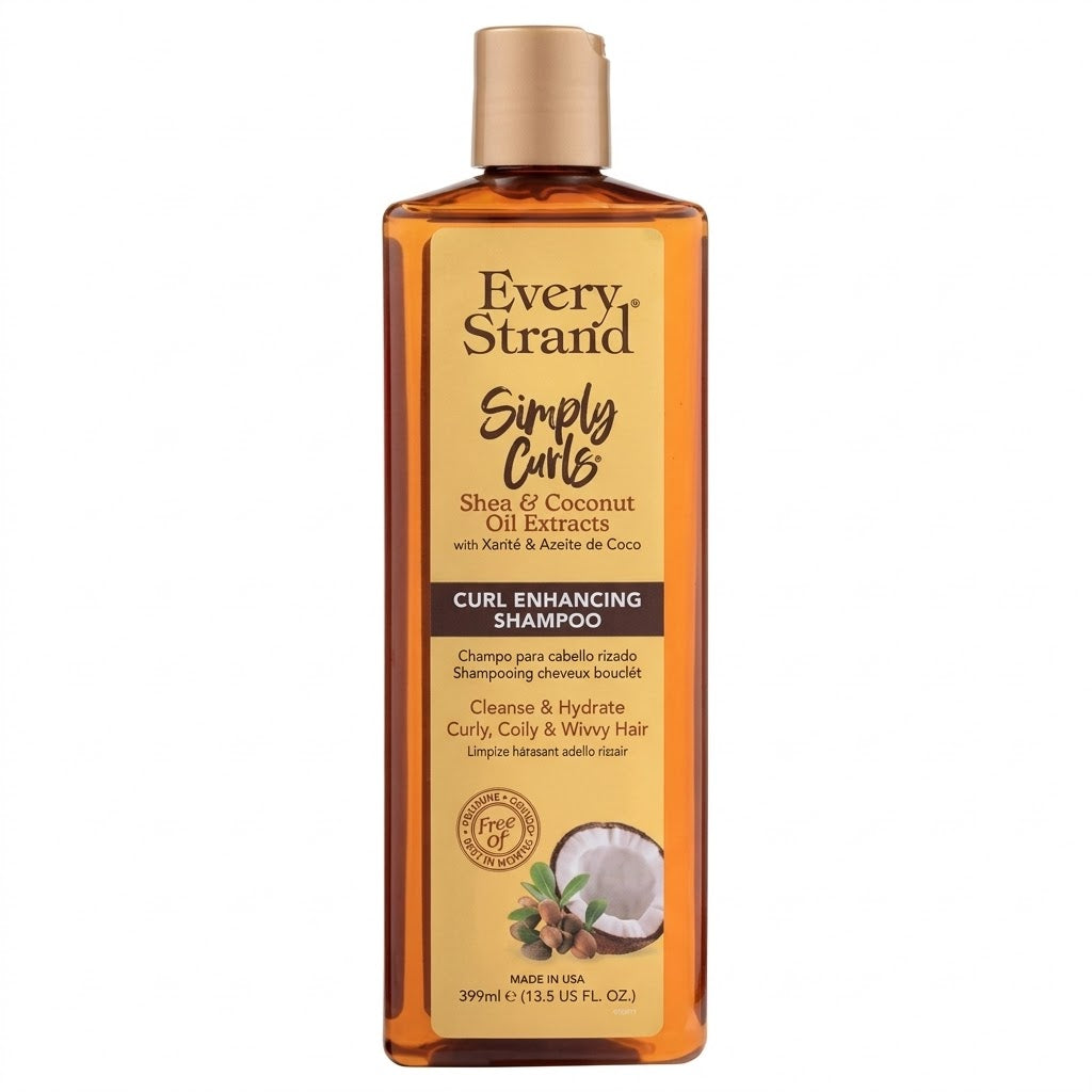 Shampoo Every Strand Simply Curls 399 ml – Sin Sulfatos para Rizos Definidos