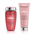 KÉRASTASE CHROMA ABSOLU BAIN RICHE + FONDANT CICA CHROMA Protege tu color mientras recuperas suavidad, fuerza y brillo.