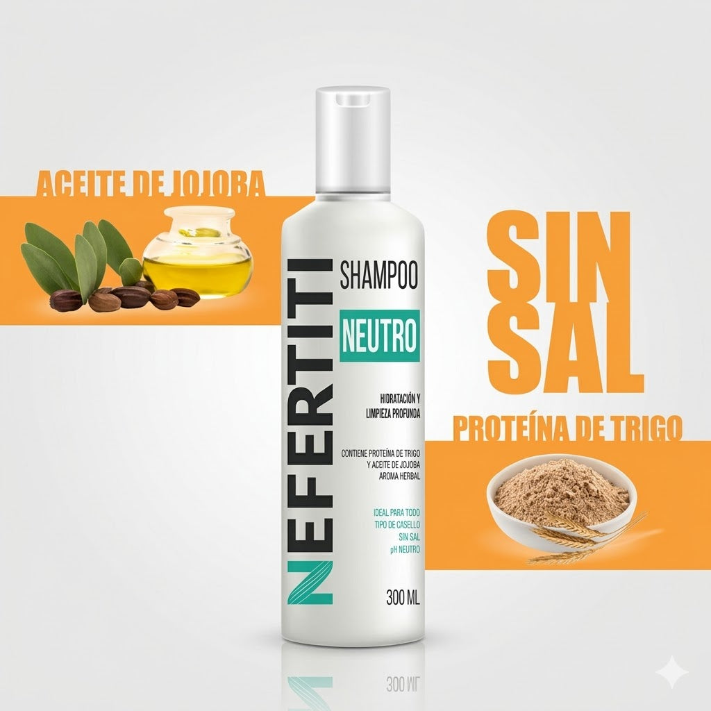 NEFERTITI SHAMPOO NEUTRO 300ML