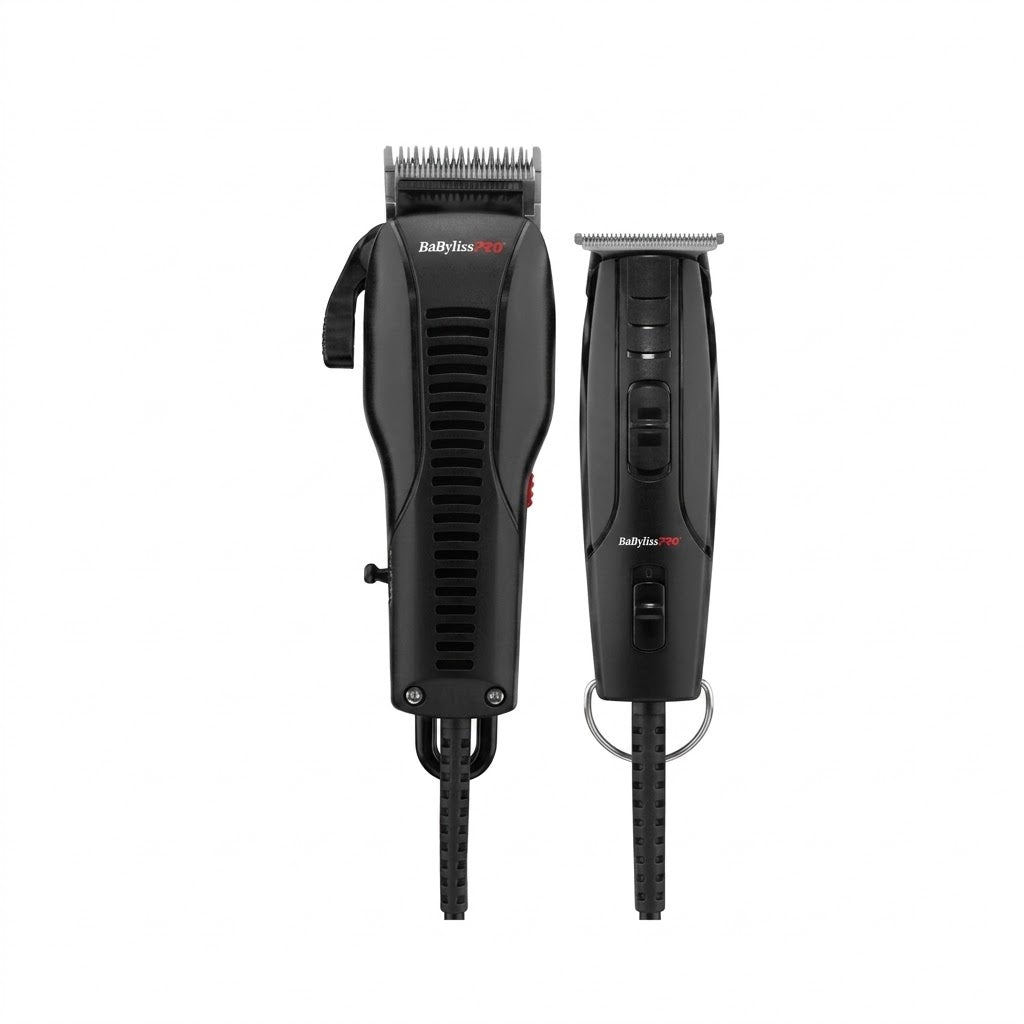 Combo BaBylissPRO PowerFX Barber Kit Clipper + Trimmer Inalámbrico