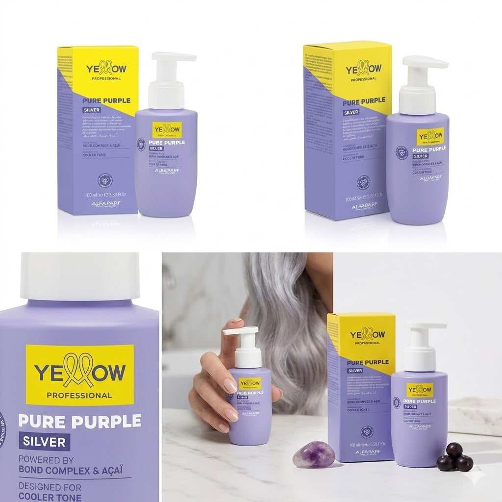 Aditivo Yellow Silver Pure Purple – Matizador Rubios 100ml