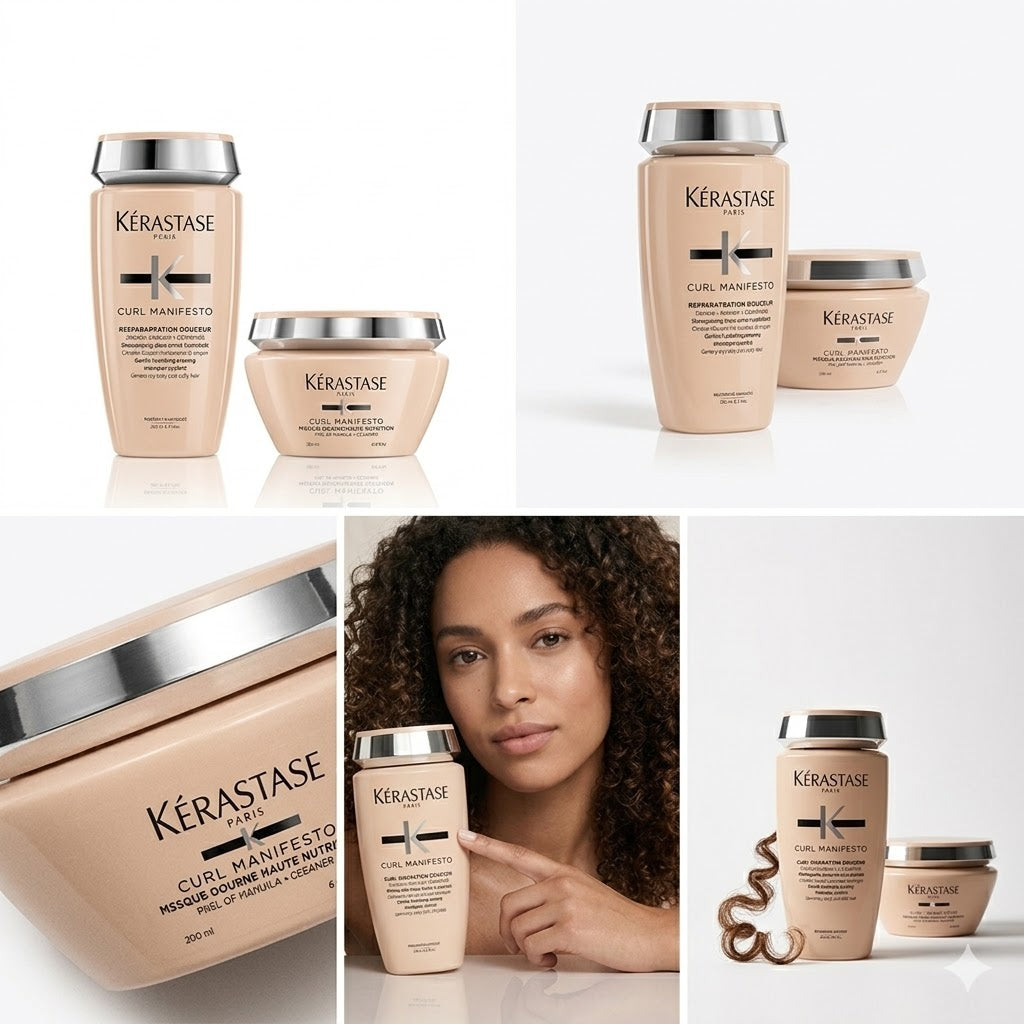 Dúo Kérastase Curl Manifesto – Bain Hydratation 250ml + Masque Beurre 200ml