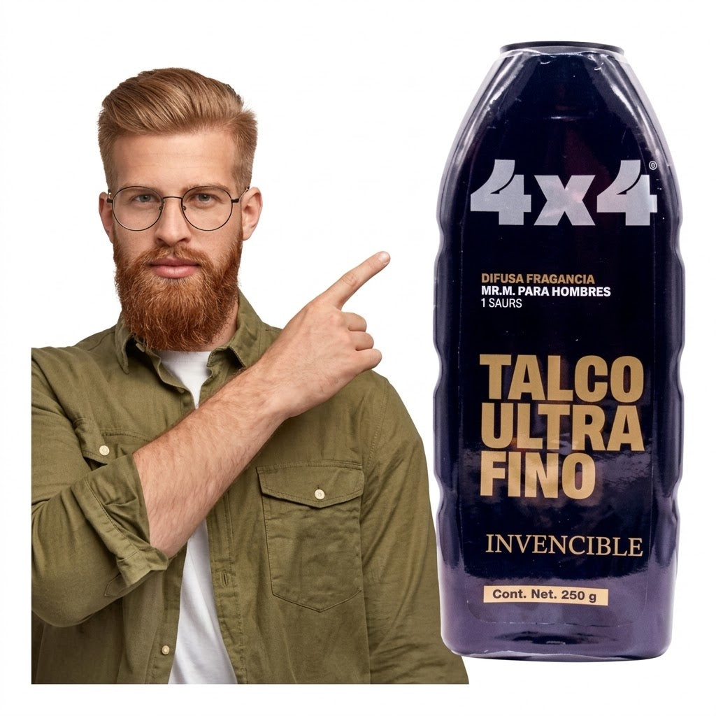 TALCO 4X4 PROFESIONAL (FRAGANCIA INVICTUS) 255grs