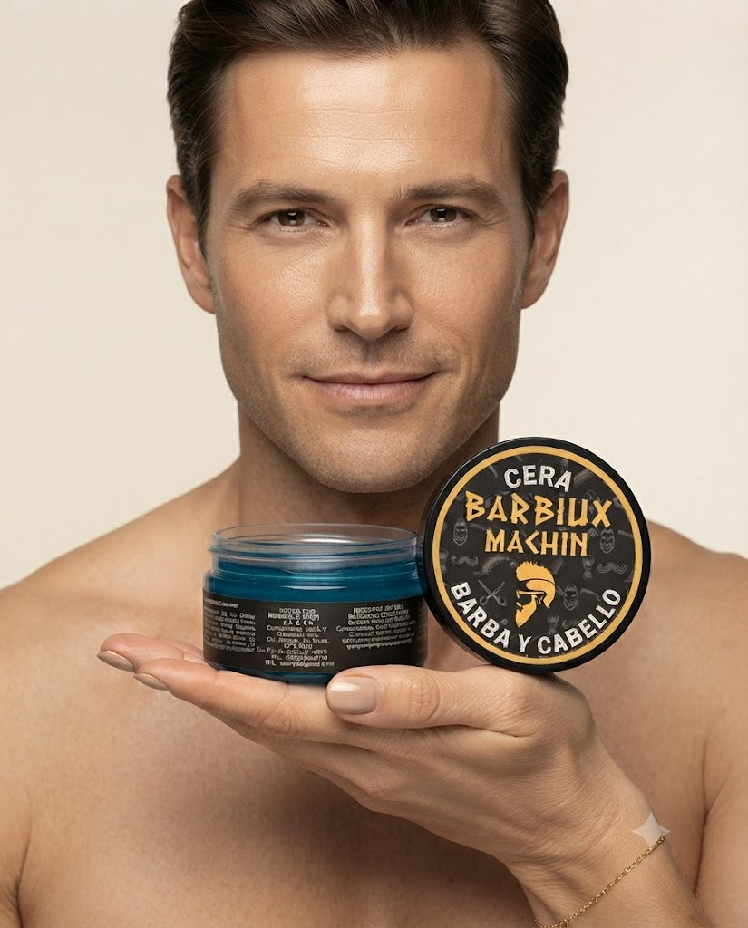 Cera para Cabello y Barba Barbiux Océano Fijación Fuerte 220 g